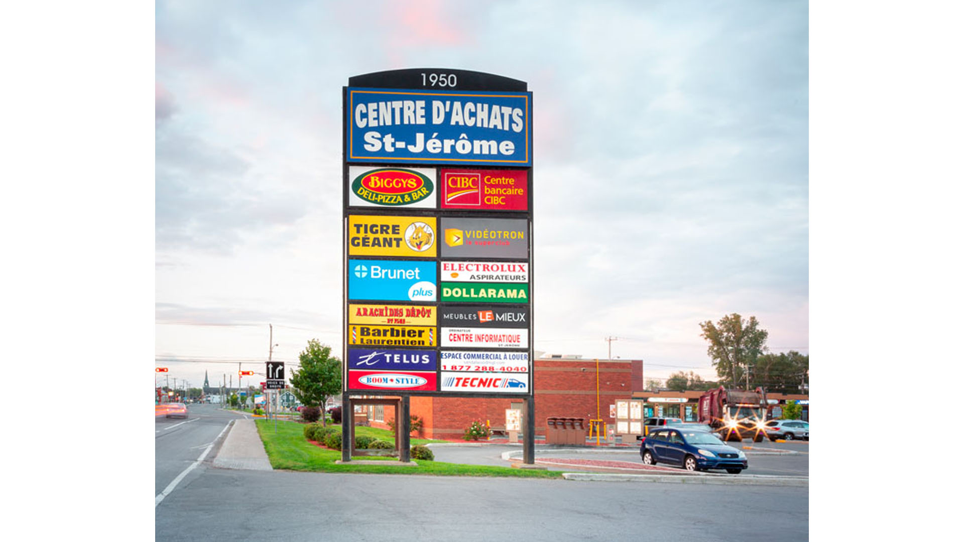 Enseigne lumineuse Entree LE Centre St-Jerome